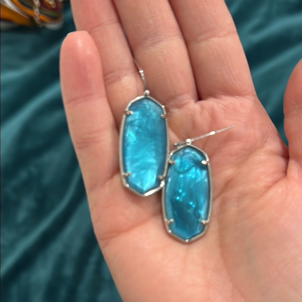 Kendra Scott Blue Drop Earrings
